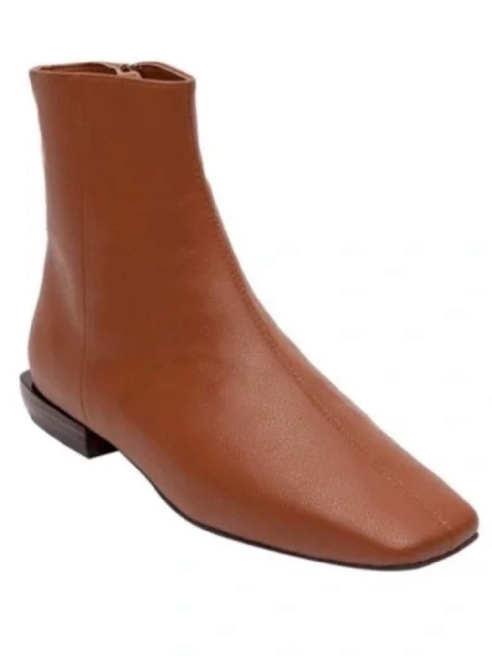 PAOLO Classic Women's Rad Ankle Boot in Cognac Brown Size 4.5 NEW - Picture 2 of 7